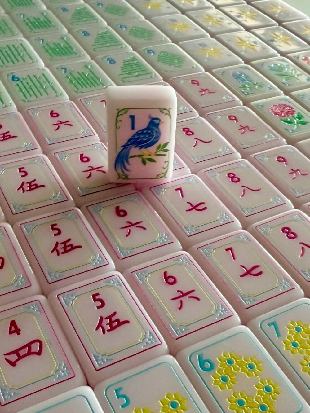 White American Mahjong Tile Set /UNBRANDED